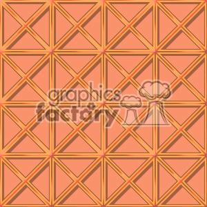 Clipart image of a geometric pattern with orange and yellow triangles, forming a repeating diamond shape.