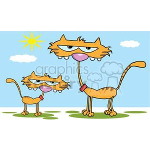 2611-Royalty-Free-Cute-Kitten-Father-In-Sun-Day