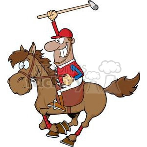 3378-African-American-Polo-Player