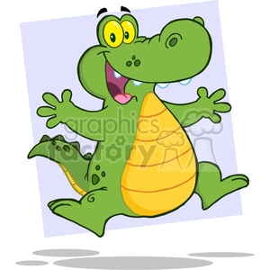 Happy Cartoon Crocodile - Fun & Friendly Alligator