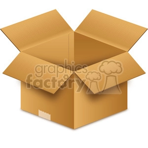 clipart opened box