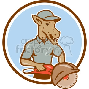 donkey concrete sawing drilling worker CIRC