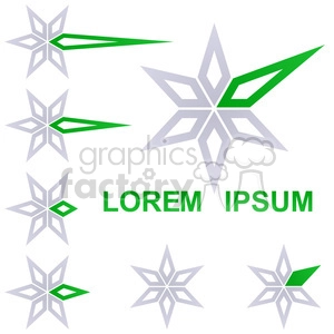 logo template star 006