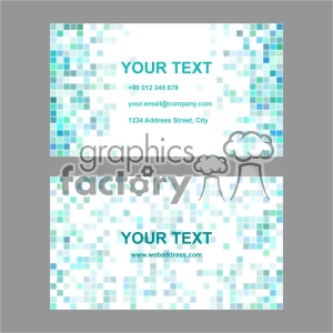 vector business card template set 034