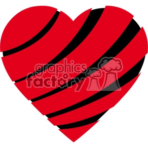 sliced heart svg cut files vector valentines die cuts clip art