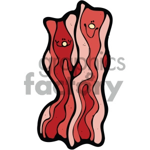 cartoon vector bacon