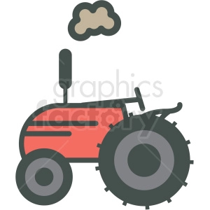 farmall tractor vector icon