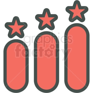 ranks vector icon