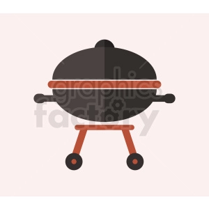 vector grill flat icon design light background