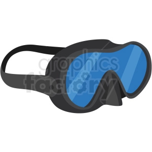 swimming goggles vector clipart