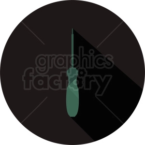 green screwdriver vector circle icon