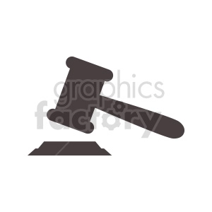 justice gavel vector clipart