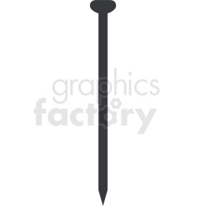 construction nail vector graphic