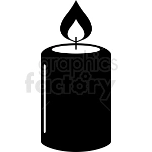 large candle clipart