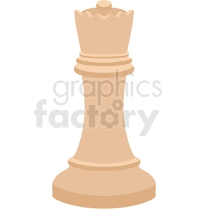 chess queen piece vector clipart