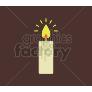 candle vector icon graphic clipart 1