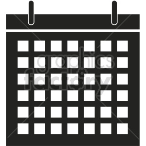 calendar vector clipart 3