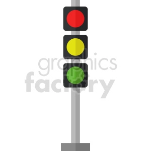 isometric traffic light vector icon clipart 7