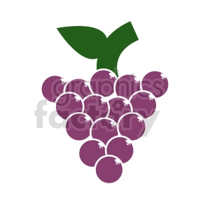grapes fruit clipart