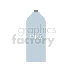 milk bottle vector graphic