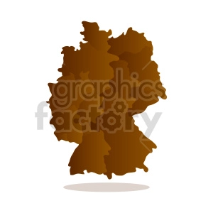 germany brown vector graphic
