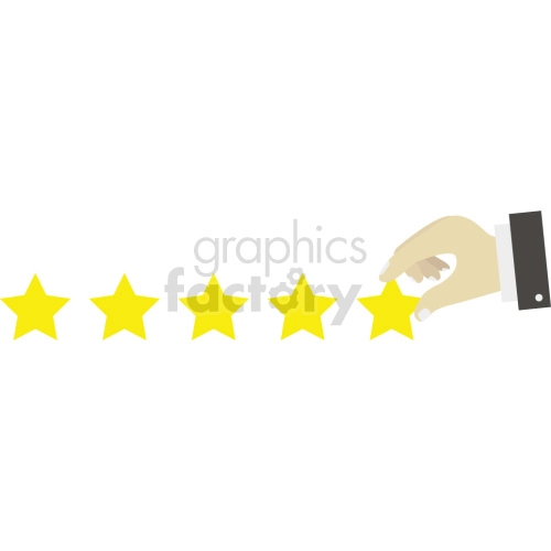 star rating vector graphic
