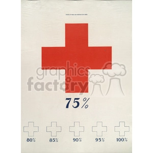 Red Cross Donation Progress Poster