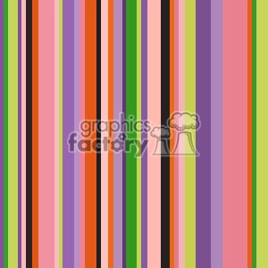 A vibrant clipart image featuring multiple vertical stripes in various colors including green, pink, purple, orange, and black.