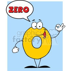 Funny-Number-Guy-Zero-With-Speech-Bubble