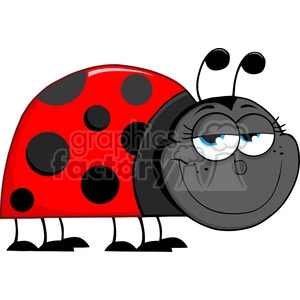 Cute Cartoon Ladybug