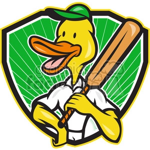 duck cricket bat standing SHIELD