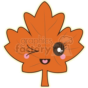 Maple Leaf vector clip art image