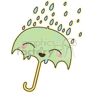 Umbrella vector clip art image
