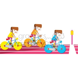 olympic cycling illustration
