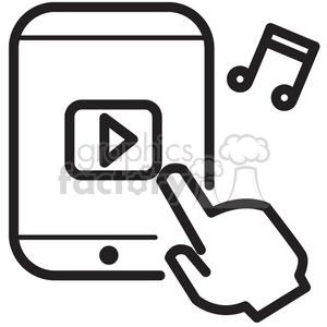 music app vector icon