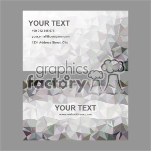 Modern Low-Poly Business Card Template