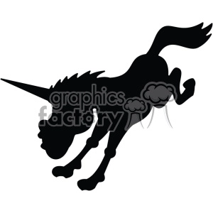 unicorn silhouete svg cut file 3