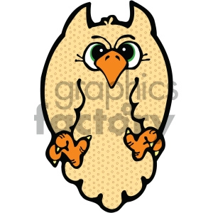 cartoon owl 002 c