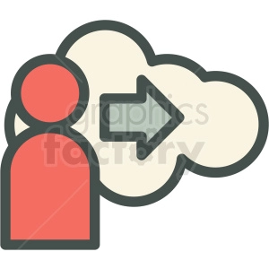 artificial itelligence data bank vector icon