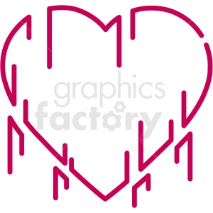 love grows organically vector art