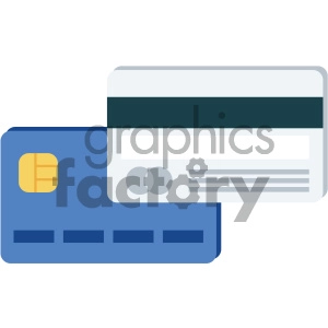 credit cards vector flat icon