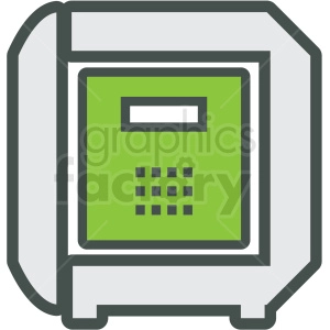 money safe vector icon