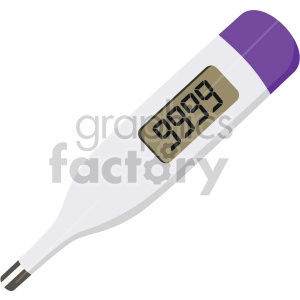 9999 thermometer temp no background