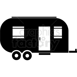 camper trailer icon clipart
