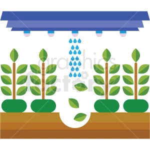 agriculture greenhouse system vector icon