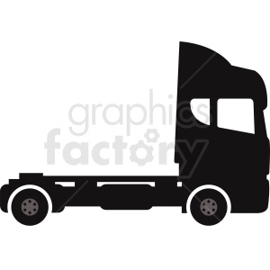 semi truck vector clipart