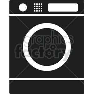 washing machine vector icon graphic clipart 4