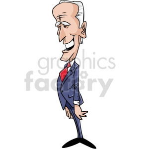 Joe Biden cartoon vector clipart