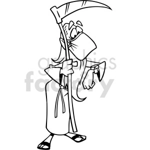 black and white 2020 father time wearing mask checking his watch vector clipart