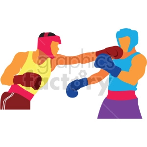 Olympic boxing vector design